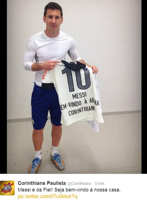 Messi no Corinthians