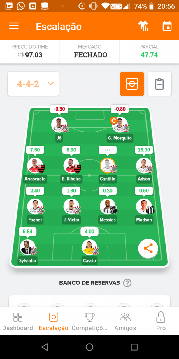 Escala��o Cartola FC