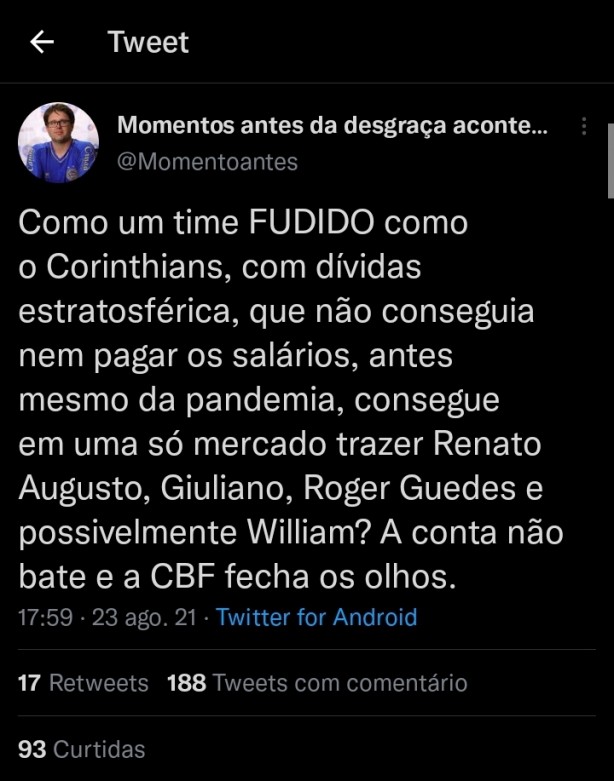 os antis j� est�o em choque