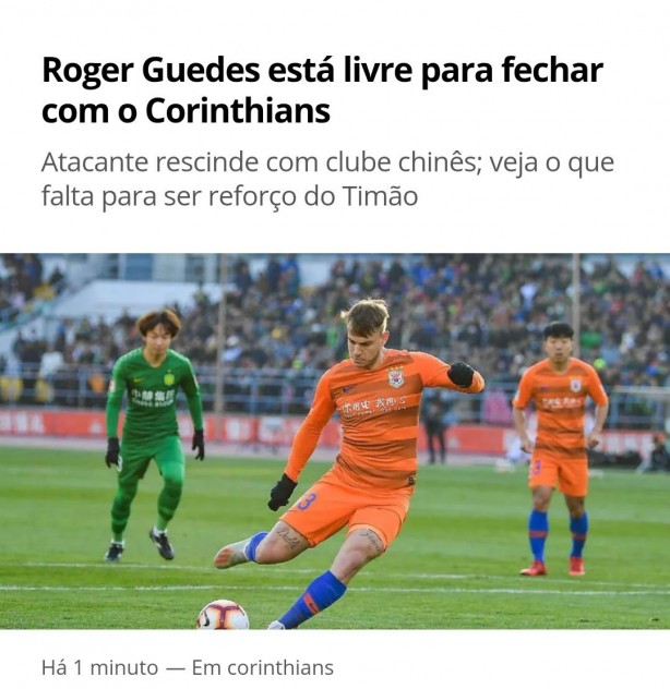 Roger Guedes  do Timo