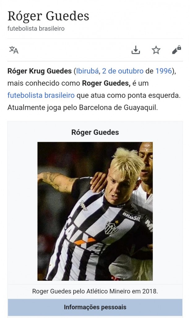 R�ger Guedes no Barcelona de Guayaquil