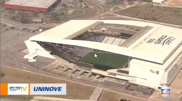 "Novo" teto da Neo Qumica Arena