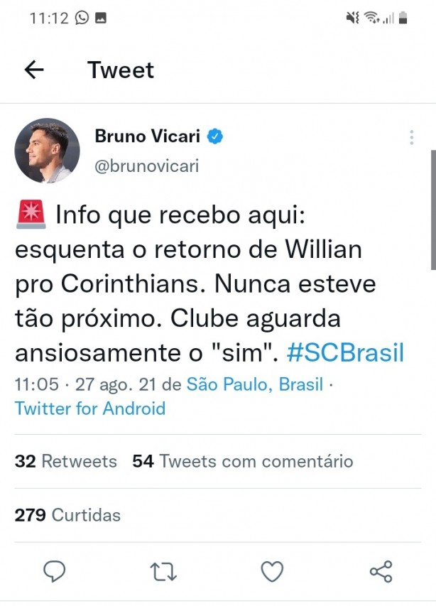 willian t� pr�ximo (info)