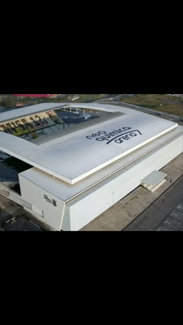 Neo Qumica Arena est com Logomarca no Teto