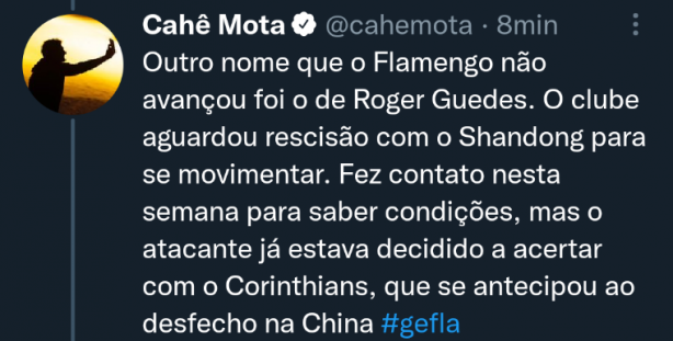 Renato Augusto e Roger Guedes
