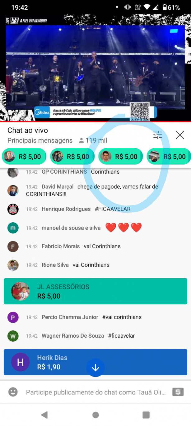 Fazendo minha parte!