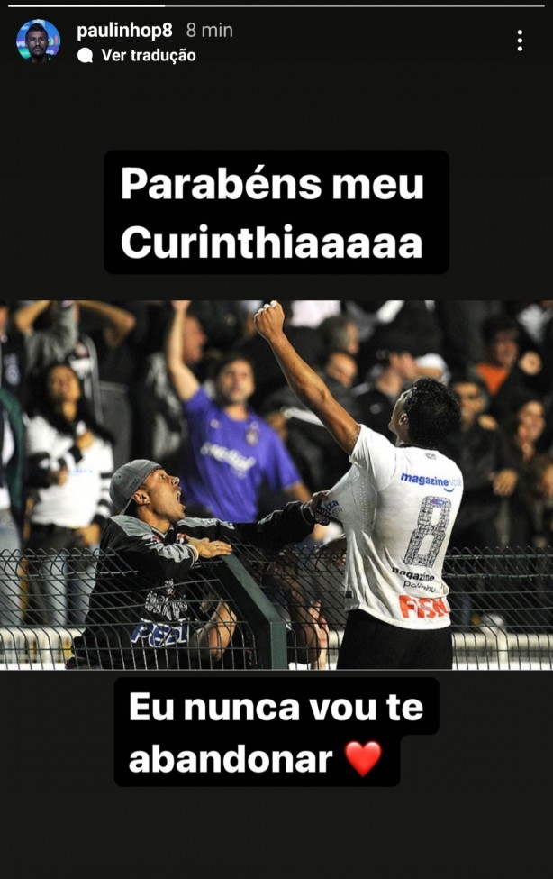 Paulinho agora no Instagram
