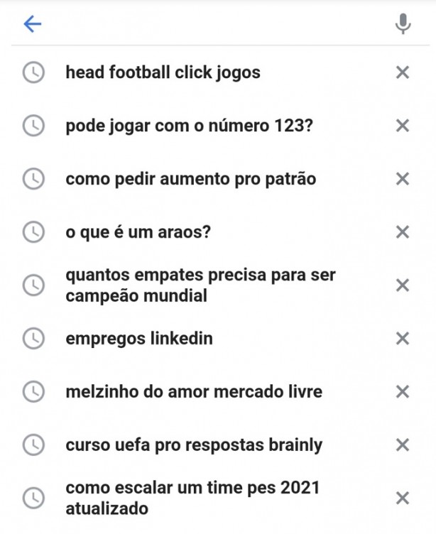 Vazou hist�rico do sylvinho