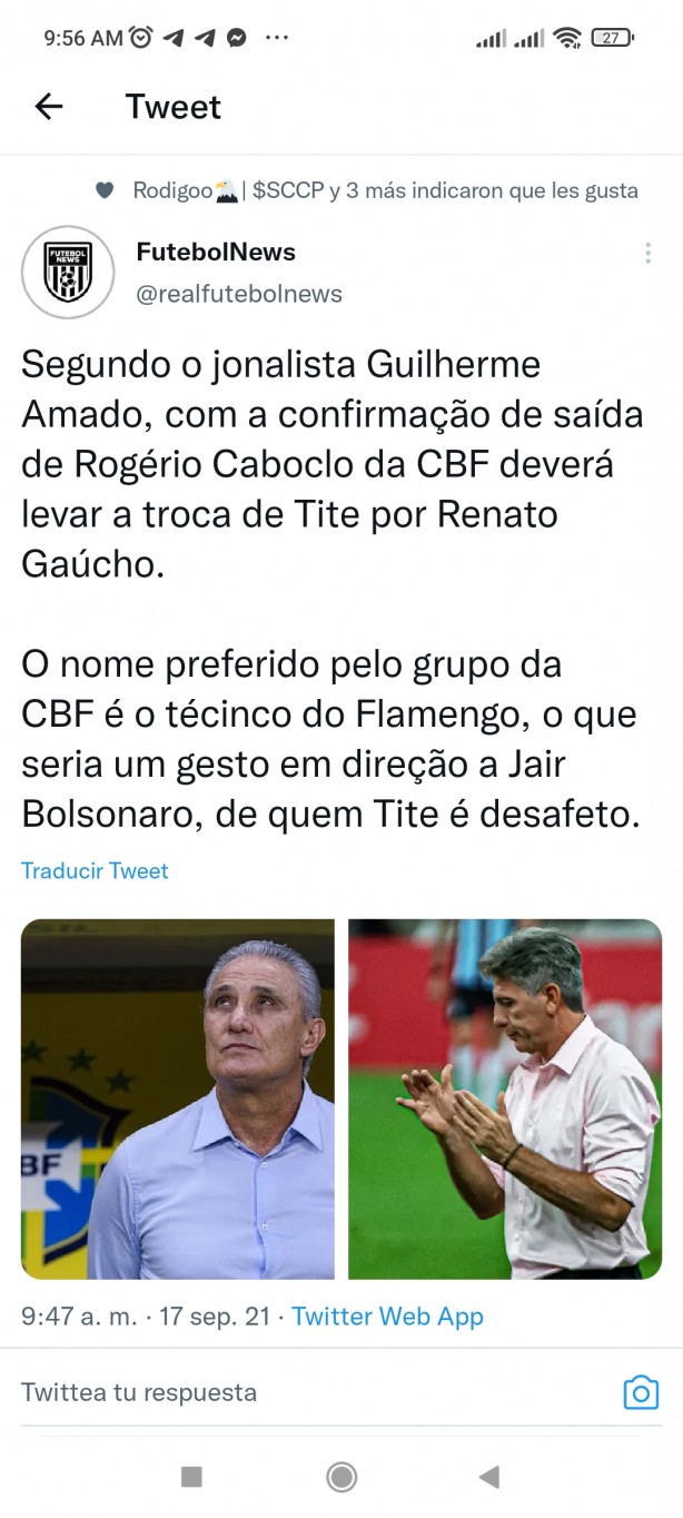 Se o Corinthians perder ou empatar domingo, Tite SER O NOVO TCNICO DO CORINTHIANS