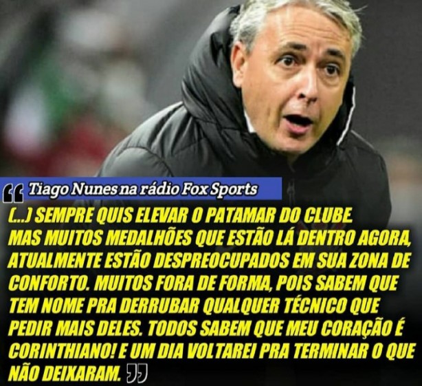 Algum por obsquio poderia confirmar esta declarao do Tiago Nunes?
