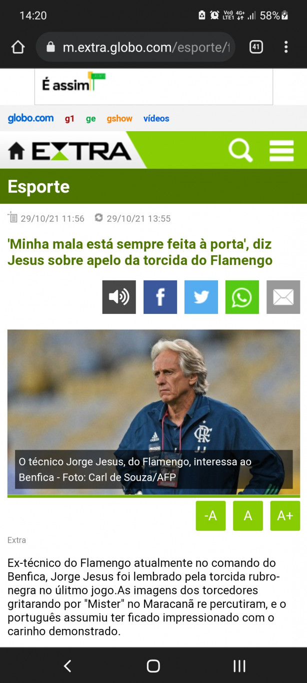 Você aceitaria Renato Gaúcho para 2022?