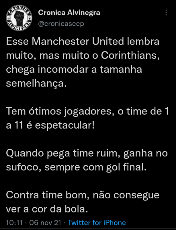 Corinthians e Manchester United