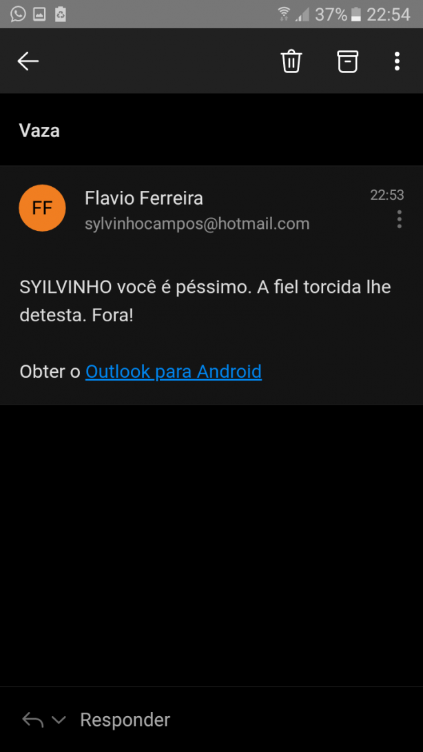 Fiz a minha parte.