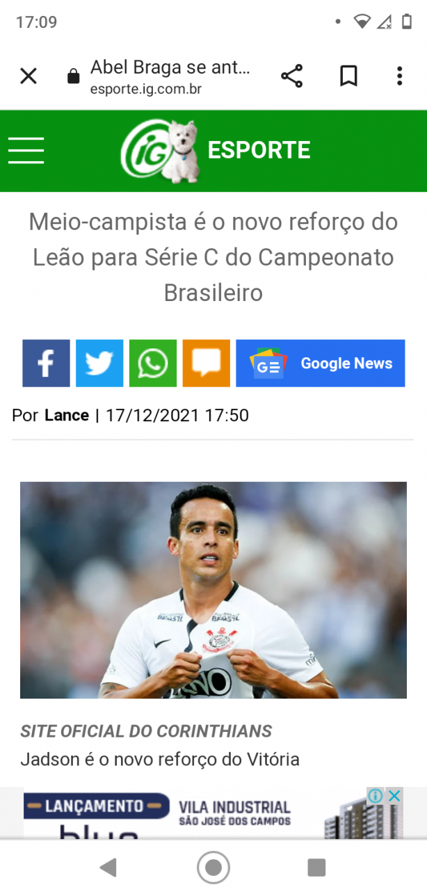 Olha aonde o Jadson foi parar!