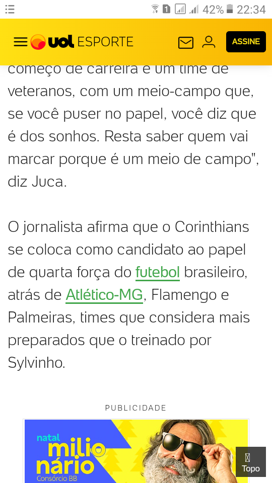 Opa, 4� For�a de novo?