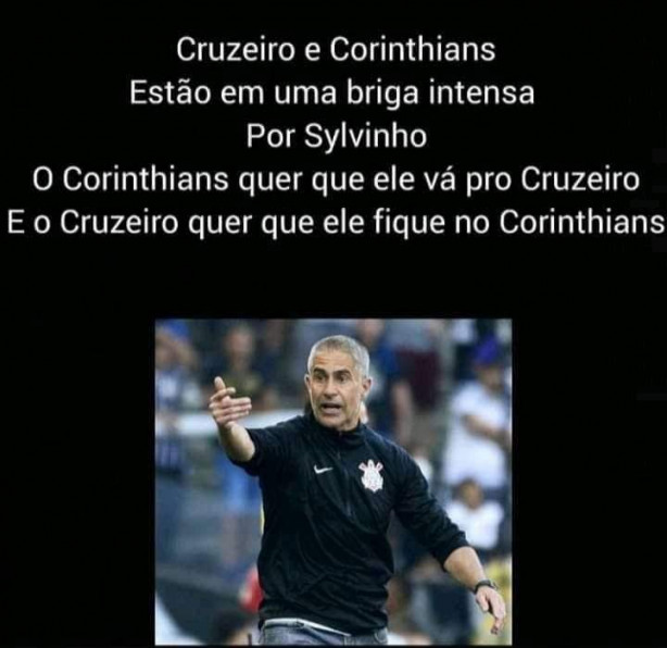 Pra quem achou que a histria do sylvinho no Cruzeiro tinha acabado!