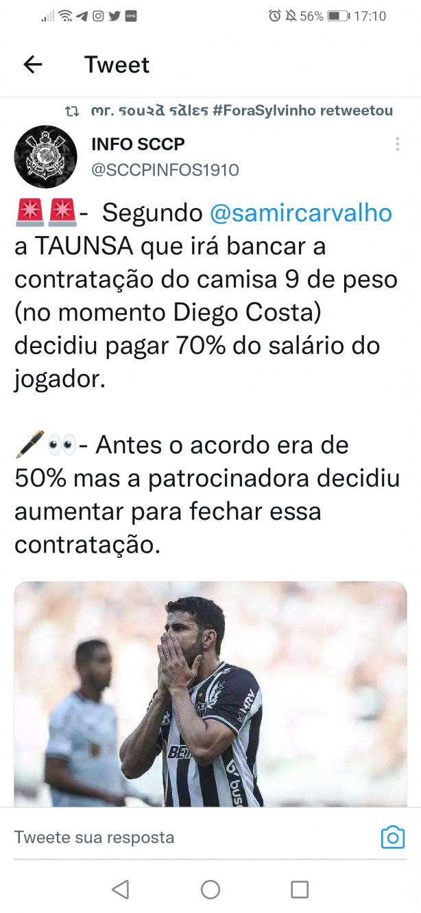 Info: Diego Costa e Taunsa