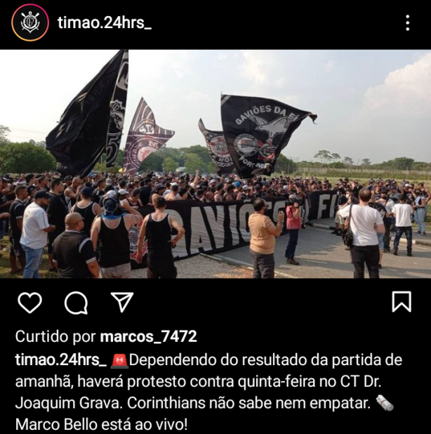informa��o:Se n�o Vencer Amanh� Quinta ter� protesto