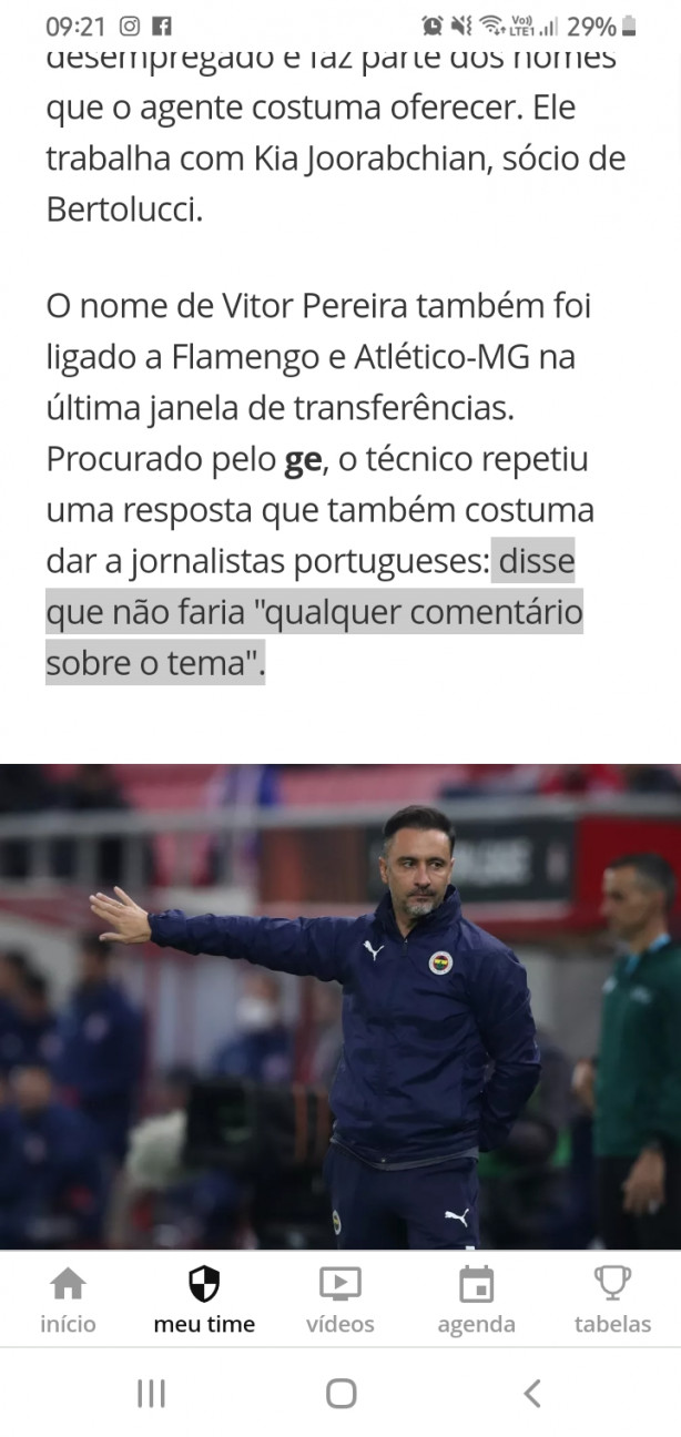 Vitor Pereira � um devaneio