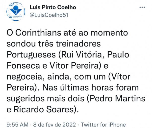 Lus Coelho - Tcnicos oferecidos