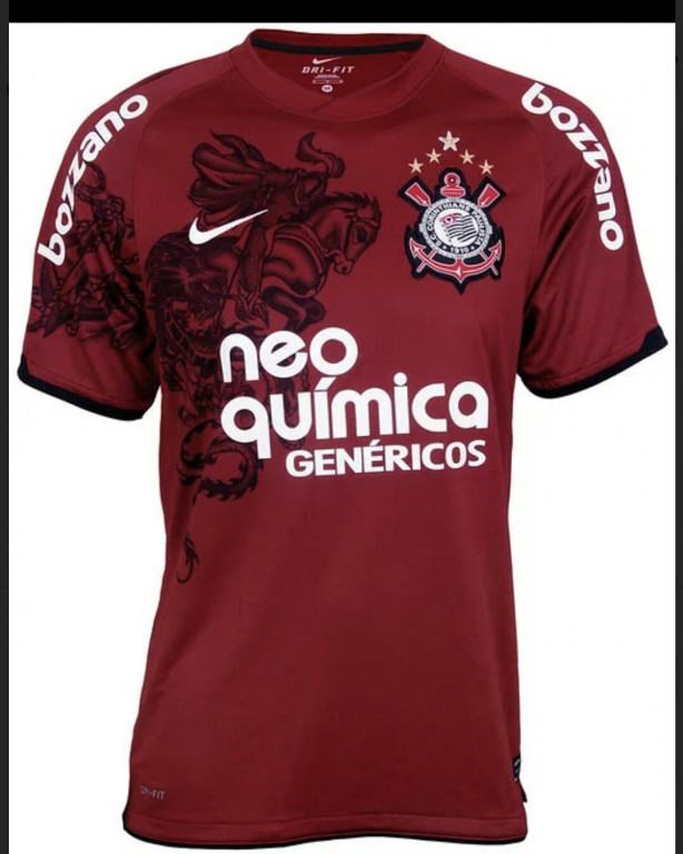 camisa do Corinthians com a imagem de so jorge original