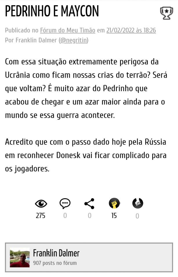 Aceitariam Pedrinho e Maycon de volta?