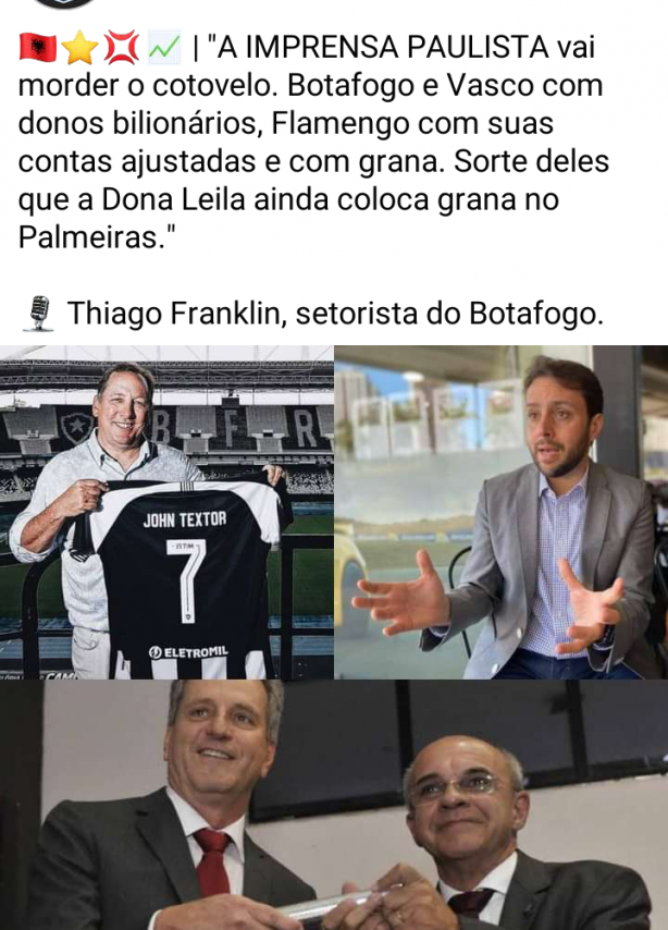 OFF - Olha o que o setorista do Botafogo falou