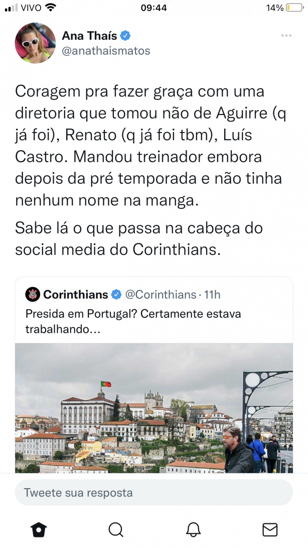 Ana Thas Matos criticou at o Dulio em Portugal