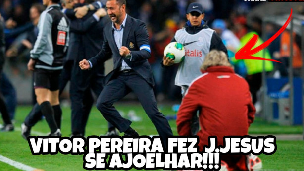 Vitor Pereira fez Jorge Jesus se ajoelhar!