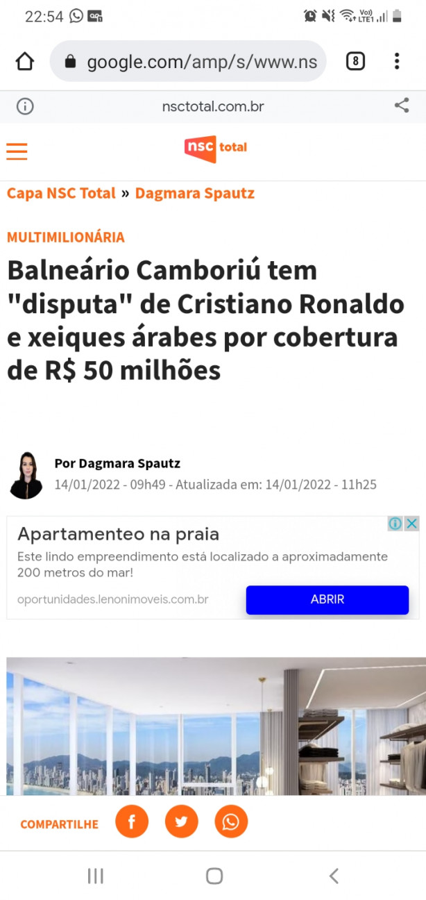 Cristiano Ronaldo compra apartamento no Brasil