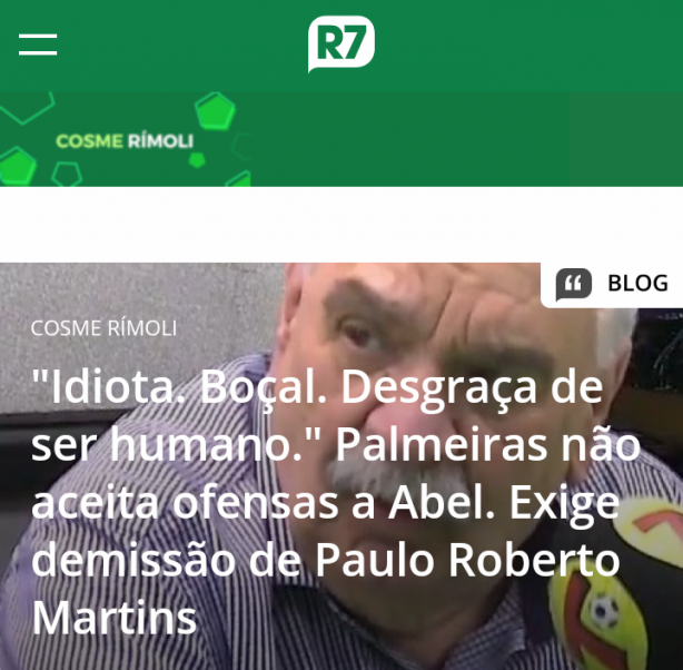 Briga: Morsa x Abel Ferreira