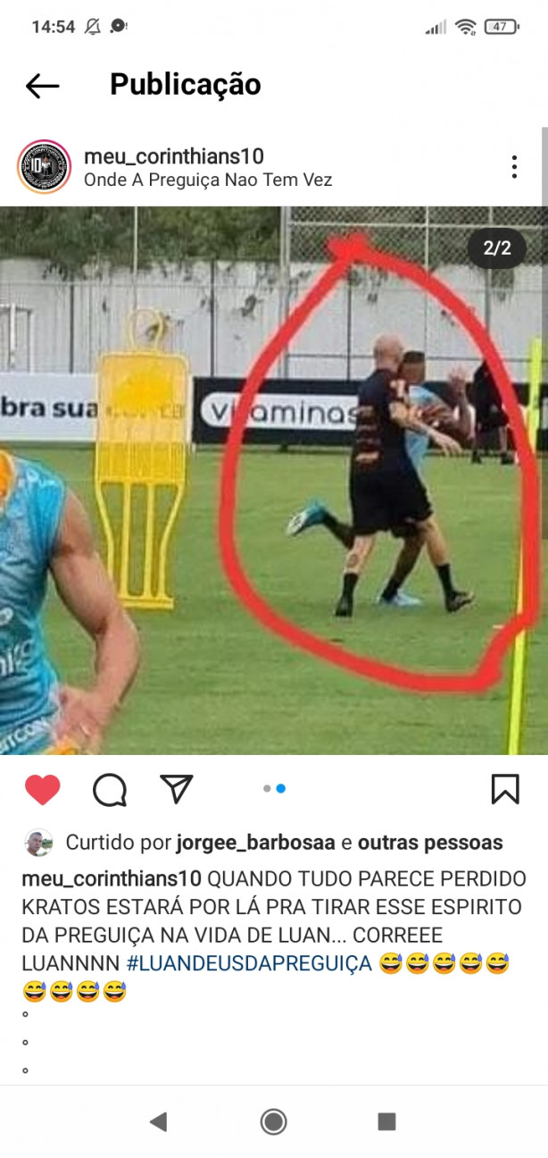 Luan, olha a vergonha