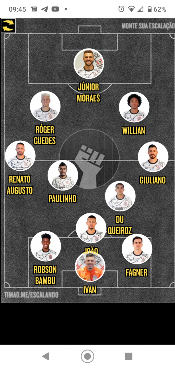 O time ideal pra mim