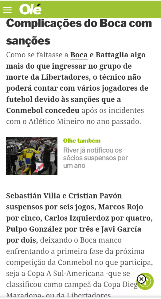 O Boca vem bem desfalcado contra o Corinthians