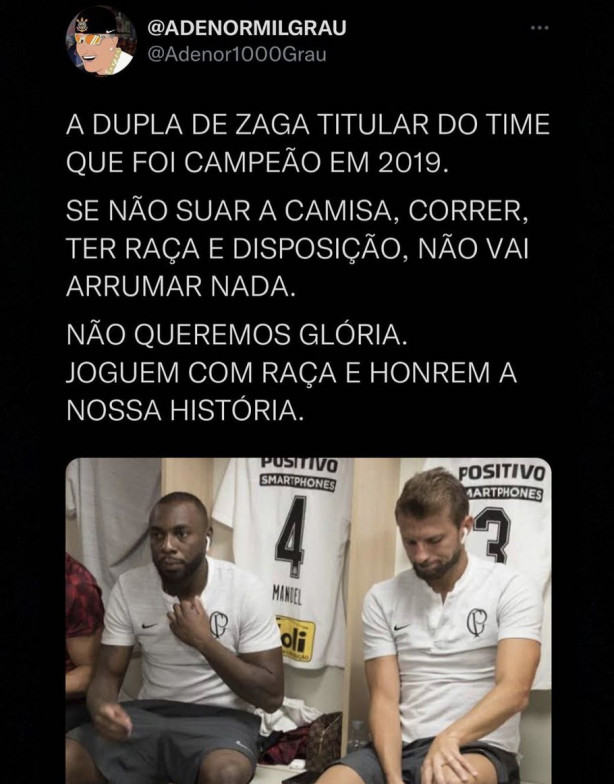 Adenor mandou o papo!