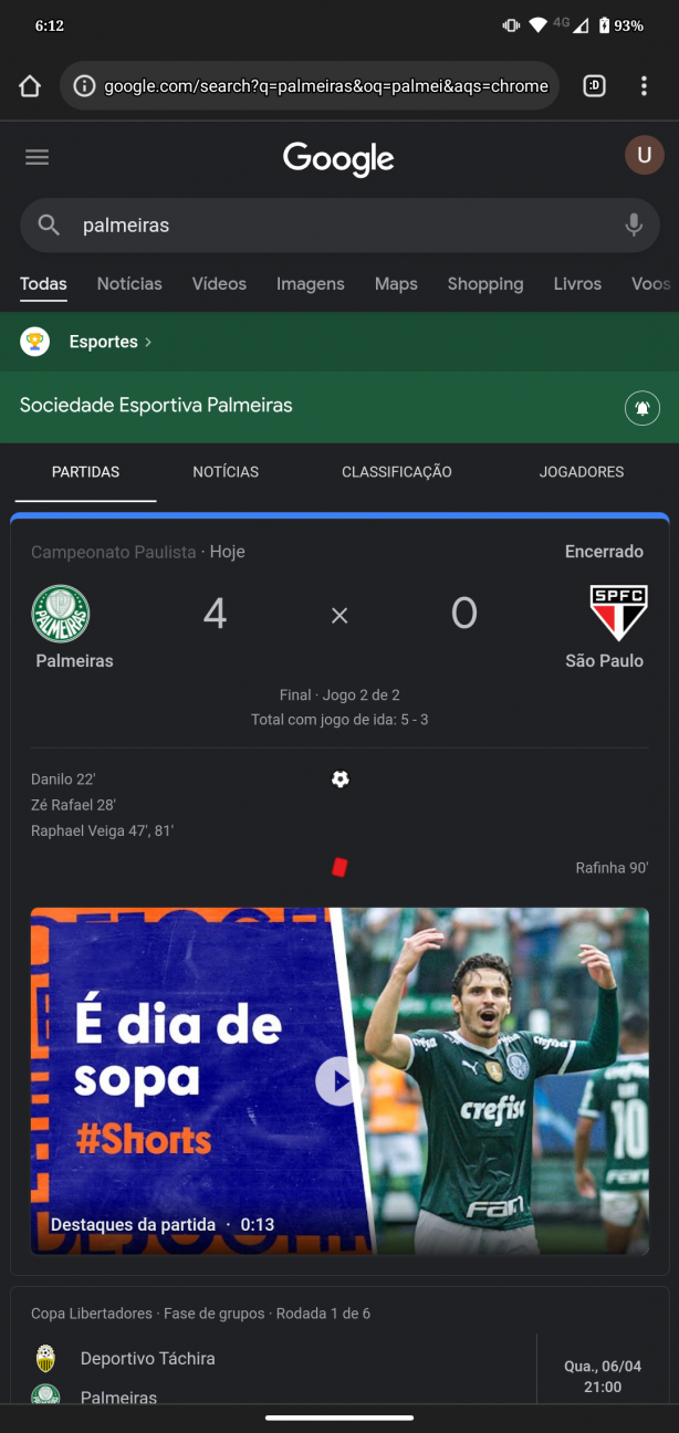 Palmeiras X So pauy