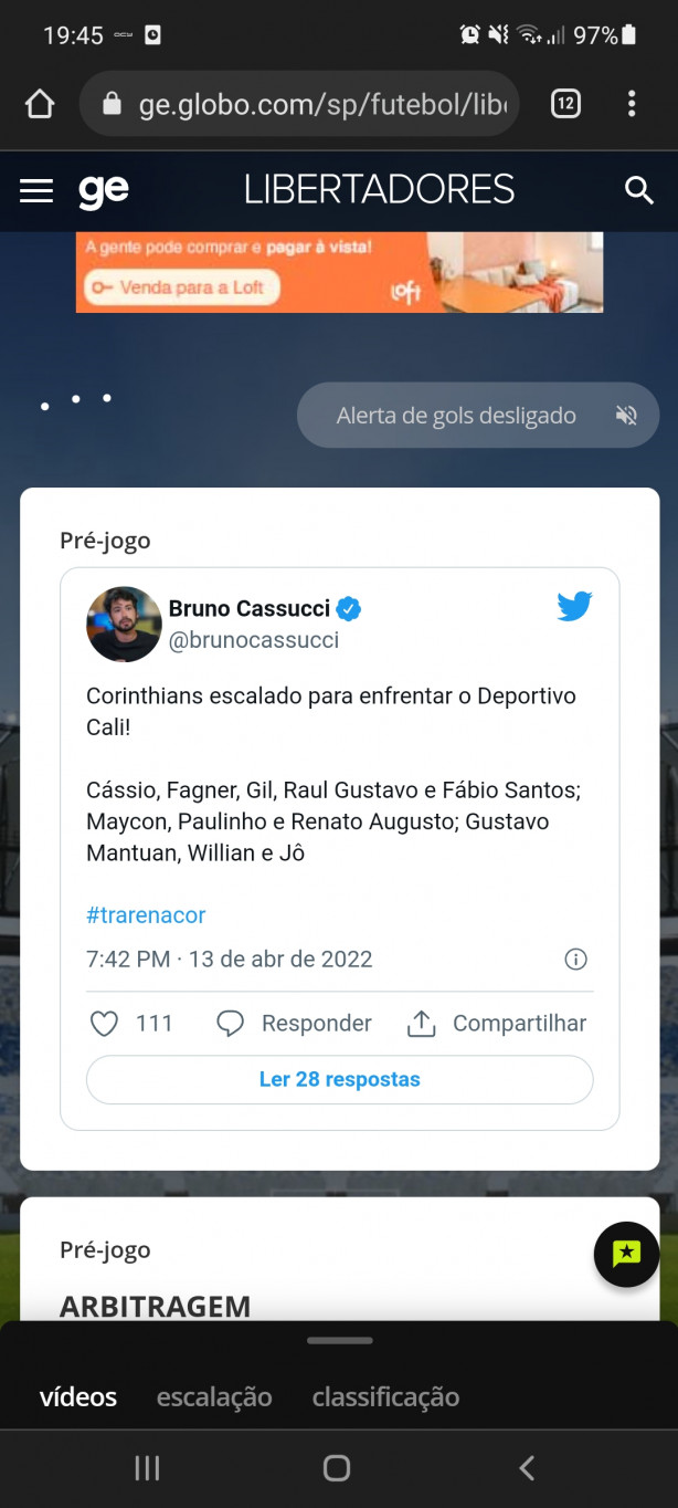 Time escalado