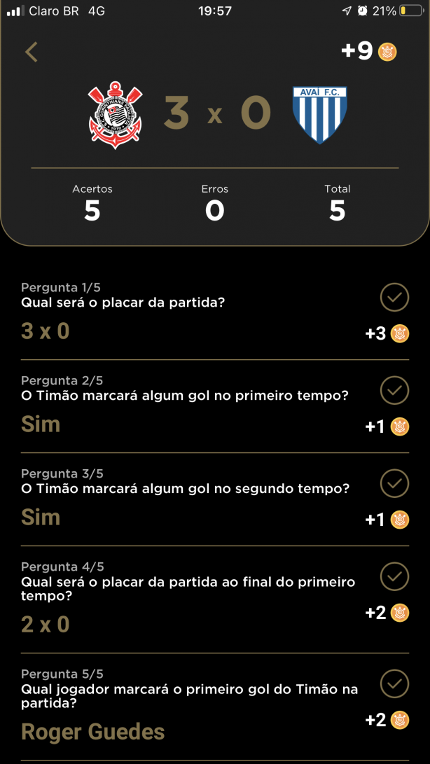 Ser� que gabaritei meu palpite?