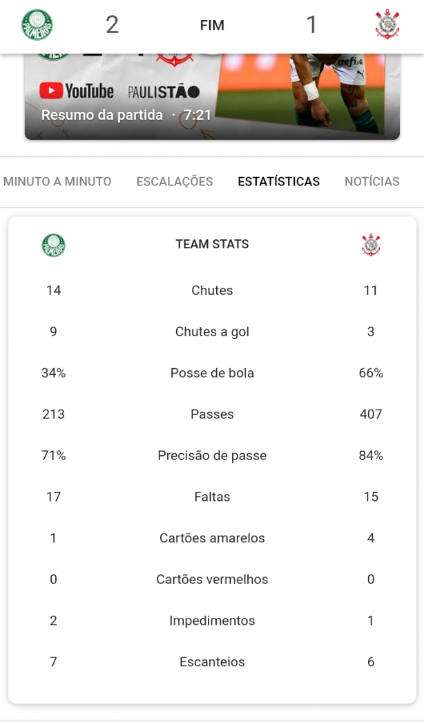 Tem que dar a bola para o Palmeiras no s�bado