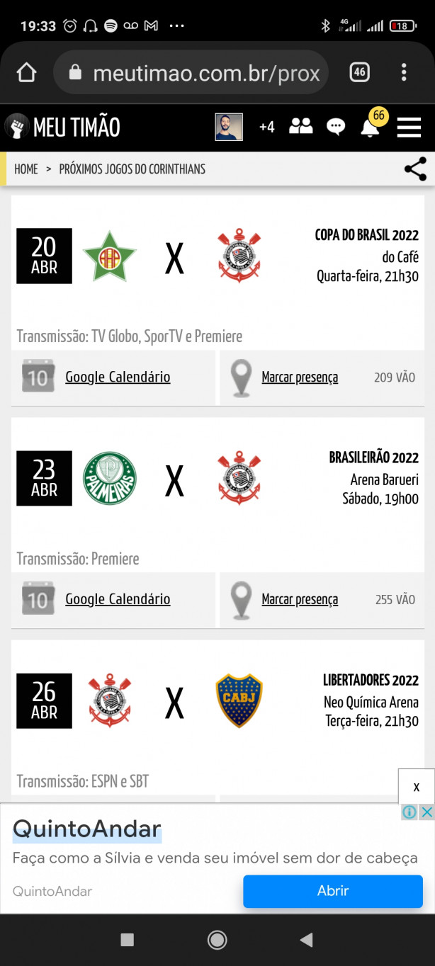 3 Jogos em 9 dias.