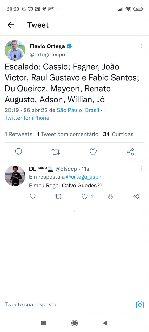 Saiu a escala��o