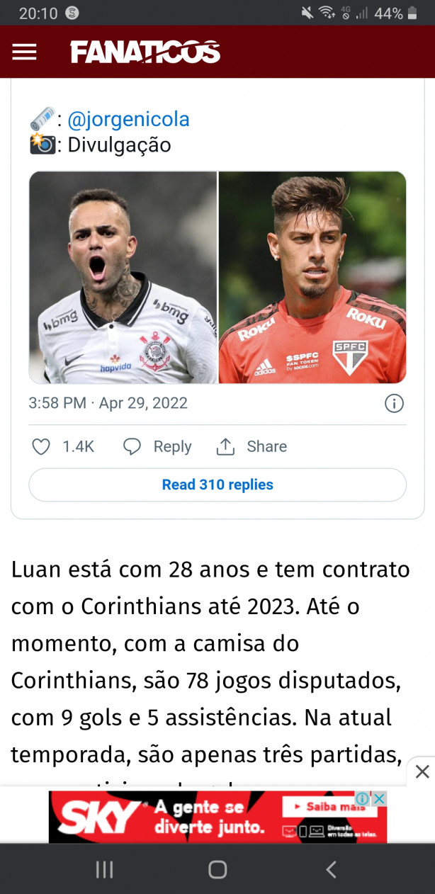 Troca entre Corinthians é São Paulo. Quem aprova?