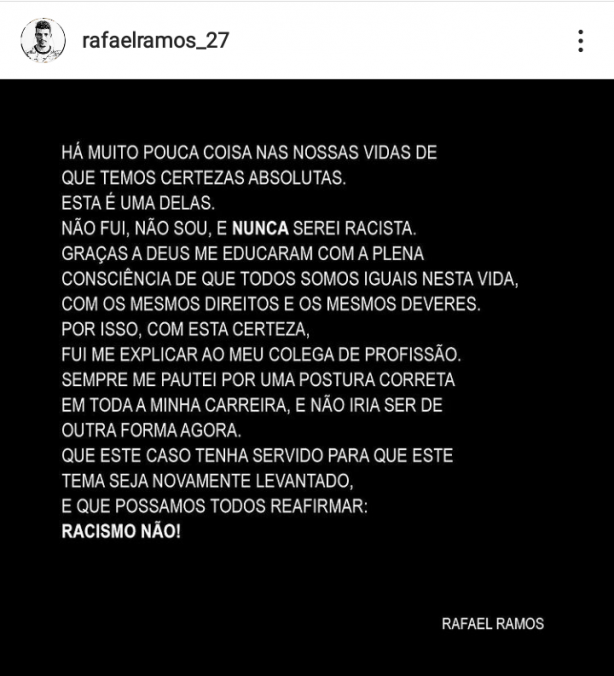 Rafael Ramos postou no Instagram dele!