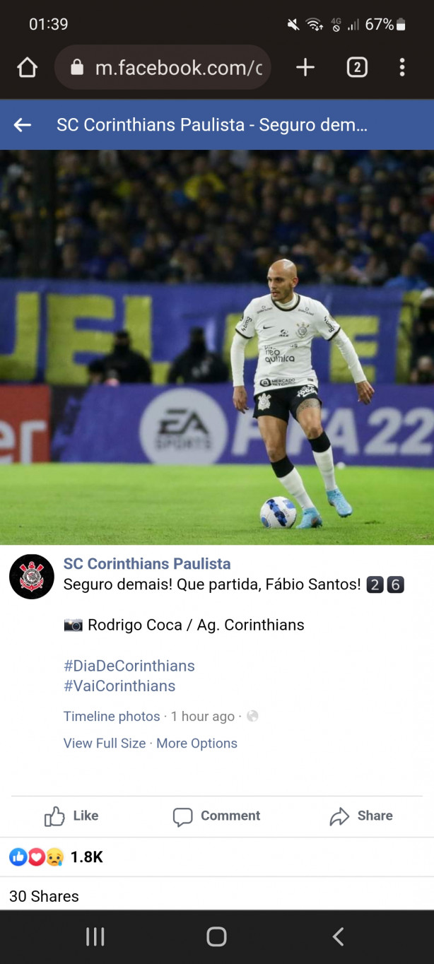 A competência do Corinthians nas redes sociais