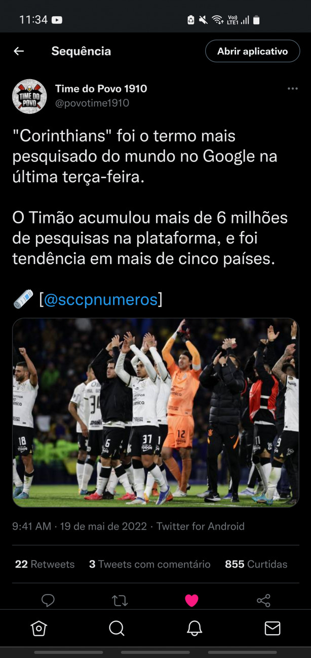 Corinthians é Corinthians não tem jeito!