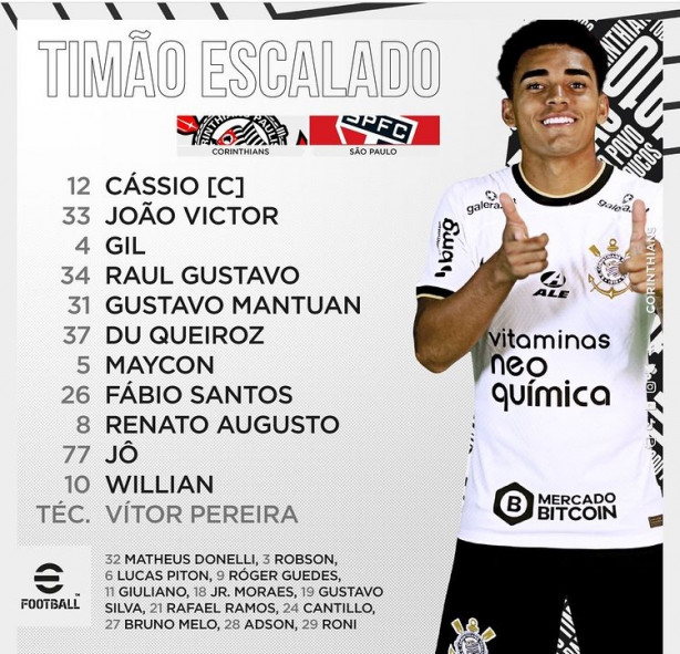 Timao escalado..