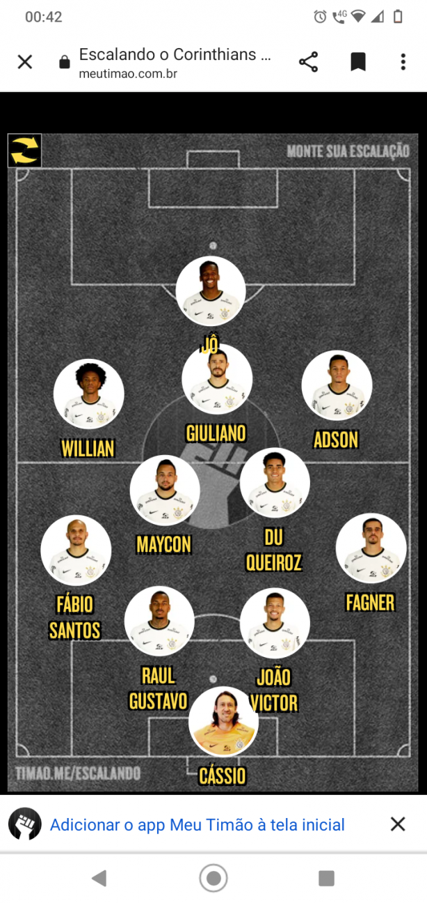 Time para mata mata