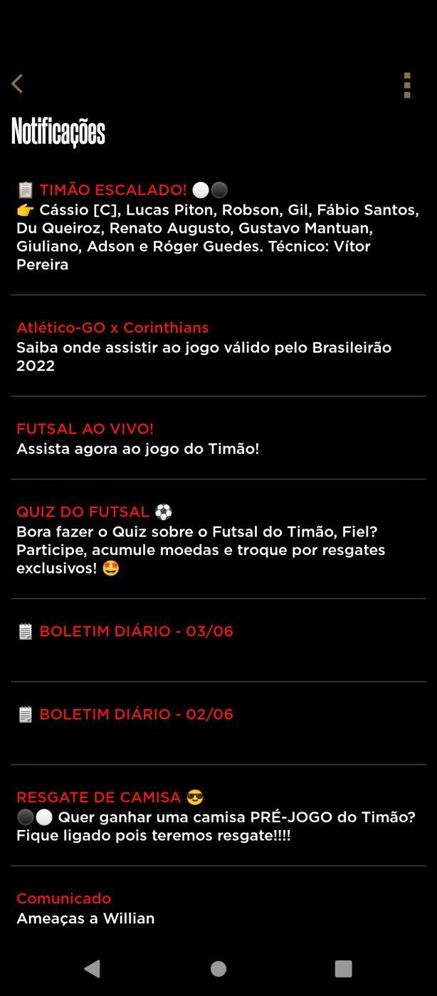 Saiu a escala��o
