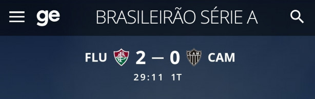 Fluminense X Atltico MG