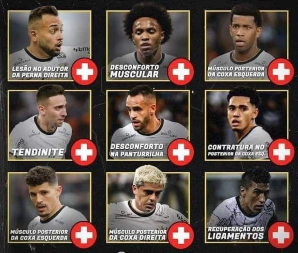 Jogadores do Corinthians convocados pela seleção Suíça serão desfalques
